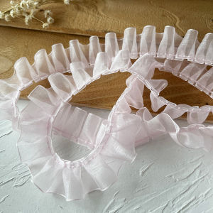 Nhiều Màu Sắc Cao Cấp Vải Voan Ren Viền 5 Mét Tự Làm Chất Liệu Trang Trí Quần Áo Váy Viền Vải May Gia Đình Phụ Kiện