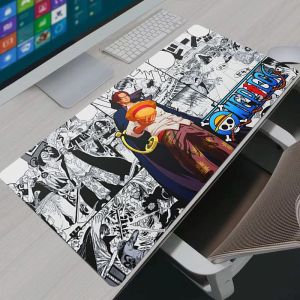 Bandai | One Piece Shanks Gaming Mouse Pad Gamer Home Computer HD Mousepad XXL  Keyboard Pad Carpet Non-Slip Office Mouse Mats