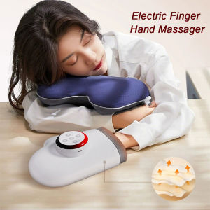 Electric Hand Massager Air Pressure Kneading Wrist Massager Airbag Finger Massage Glove Hot Compress Acupoint Finger masajeador