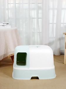 ห้องน้ำแมวกระบะทรายแมว ยับยั้งการเจริญเติบโตของแบคทีเรีย ป้องกันทรายแมว หนึ่งหรือครั้ง สมบูรณ์ 1-2 คน