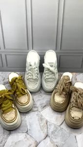 Sepatu Sneakers Wedges Slop Import Fashion Korea KG2802