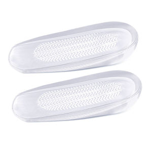 CCW 2Pcs Soft Silicone Gel Insoles for Heel Spurs Pain Relief Foot Cushion Foot Massager Care Heel Cups Shoe Pads Increase Care Tool