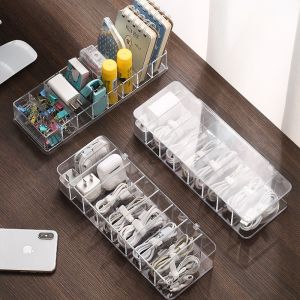 Johor Seller | Cable Storage Box Accessories Case Anti Dust Earphone Electric Charger Wire Organizer Management Office Supplies Storage