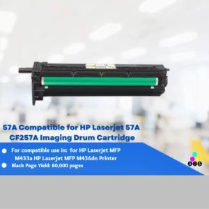 AOS 57A Compatible for HP Laserjet 57A CF257A Imaging Drum Cartridge for HP Laserjet MFP M433a HP Laserjet MFP M436dn Printer HP Laserjet MFP M436n Printer
