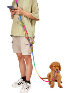 Dog Running Crossbody Hand Holding Rope Teddy Dog Leash Pet Dog Chain Medium-Sized Dog Small Size Dogs Free Hands
