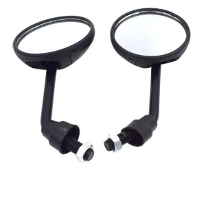 Gương tròn loại nhỏ ngắn 18cm dùng cho xe datbike veaver chân ốc 8mm