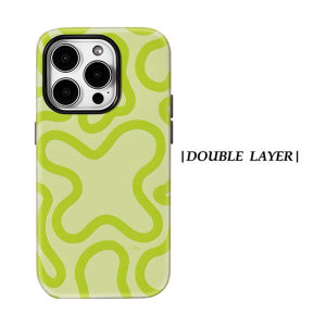 Lime Swirl For Magnetic Phone Case for IPhone 17 16 15 14 13 Pro Max Plus Single Double-layer tough Case