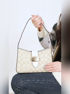 Original Womens Classic Old Flower ELIZA Shoulder Bag Commuter Underarm Bag Mahjong Bag CR532 size: 25*17*6cm