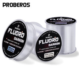 PROBEROS 300/500M Fluorocarbon Fishing Line: Nylon Carbon Fiber Soft Leader forSinking Lines & Fly Fishing