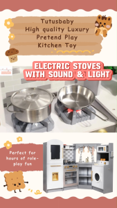 Tutusbaby High quality Luxury Pretend Play Kitchen Toy / Cooking Toy Set - With washing machine and water sink