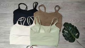 Áo bra nữ tập gym yoga aerobic thể thao đúc kèm mút chất liệu thun lạnh co dãn 4 chiều thấm hút mồ hôi BINSPORTS A269