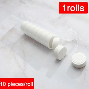 10pcs Per Tube Magical Towel Non-Wovenfabric Mini Disposable Compressed Towel Outdoor Travel Camping Fishing Face Cleaning