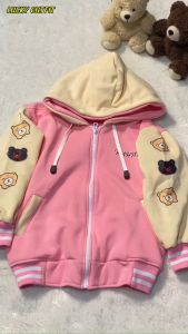Jaket Baseball Bomber Varsity Anak Perempuan Laki Laki Oversize 1 2 3 4 5 6 7 8 9 10 11 12 Tahun