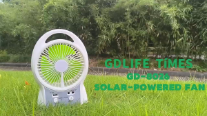 6 inch Solar-Powered Rechargeable Suitable for home and office use Fan Rechargeable Solar Fan
