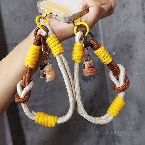 Adorable Detachable Two-In-One Phone Strap Wristband for Men Cute Pendant Phone Case Chain Accessory by Houxiangzhe