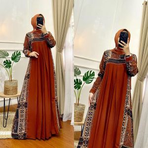 damla id gamis motif terbaru 2025 kekinian edisi amiina produk amore by ruby
