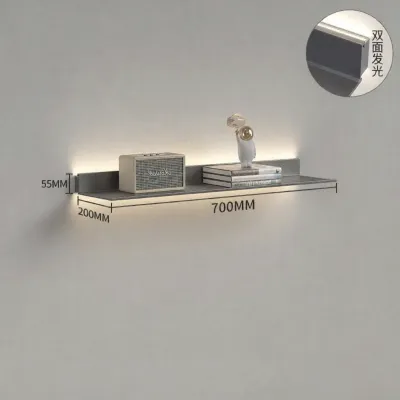 CHOSE | Wall Mounted Display Shelf LED Lighting Metal Shelf
