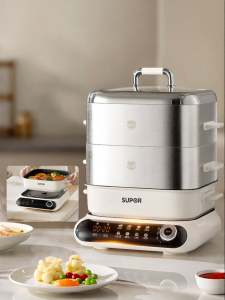 Supor | 0 Coating Multifunctional Electric Steamer 3 Layers