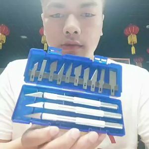 hộp 13 Chiếc Dao Cắt Chính Xác Đa Năng Dao Cạo Bộ Dụng Cụ Chạm Khắc thủ công nghệ thuật