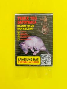 racun tikus dan babi liar TEMIK BLACK 15G GATOTKACA