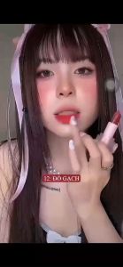 Son Thỏi ANGELUX Màu Lì Tươi Tắn Lâu Trôi Cả Ngày 3.6G <12_Đỏ Gạch>