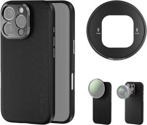 NEEWER Phone Case for 16 Pro/Pro Max with 17mm Lens Mounts with 67mm Filter Adapter compatible with Neewer Phone Lens iPhone Vlog Cases PA083/PA084