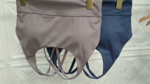 Áo bra nữ tập gym yoga aerobic thể thao dây đan chéo sau lưng kèm mút chất liệu thun lạnh co dãn 4 chiều BINSPORTS A281