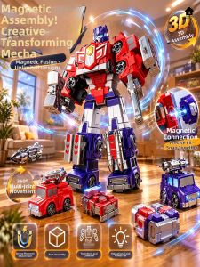 BABYSHOME | Magnetic Transforming Intelligent Robot Toy