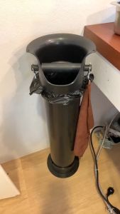 [GGJJ] ถังกากกาแฟสูงจากพื้นจรดเพดาน ขนาดใหญ่พิเศษ ถังขยะร้านกาแฟ ผงกาแฟ เคาะถังตะกรัน ถังเคาะกากกาแฟ กล่องเคาะกากกาแฟ (อ่างเคากากกาแฟ พลาสติก)