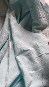 Vải Đũi Tơ Gân Xanh Nhạt - Chất Cotton 100% Mềm Sớ Thưa Thấm Hút Khổ 1m35 - May Đầm Váy Áo Kiểu Đồ Trẻ Em