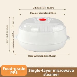 TAFUMAN | Food-grade PP Steaming Cookware Set