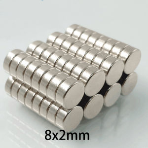 20/50 Chiếc Nam Châm Đĩa Nhỏ Và Vừa Bộ 5X2 Mm 8X2 Mm Cho Mục Đích Giáo Dục Và Giải Trí Sắt Móc Từ Tính