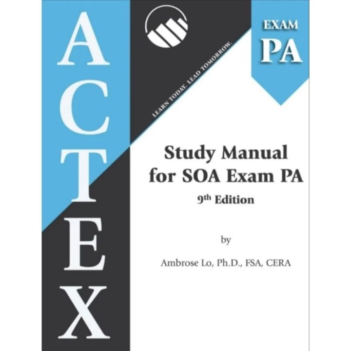 ACTEX EXAM PSTUDY GUIDE visual data 8