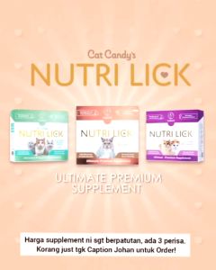 PETSEE Vitamin Kucing NUTRI LICK Cat Supplement Gemuk for NUTRILICK Premium Cat Booster FURVIT Pet Candy Bulu Murah