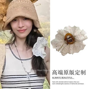 Elegant French Lace Hair Claw Clip Womens New Style Lazy Chic Fashion Hair Accessories  out Original Design Hair Grips