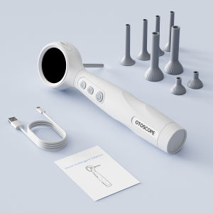 Visual Otoscope Camera 1.38 Screen Digital Ear Cleaner HD1080P Video Ear Endoscope 6LEDs Ear Wax Removal Tool for Adults Kids