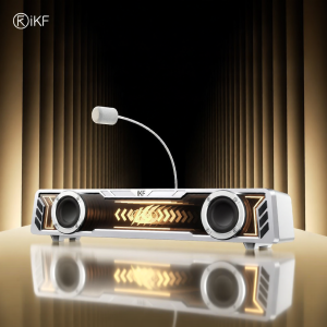 iKF | Wired Bluetooth Noise Cancelling Desktop Gaming Speaker