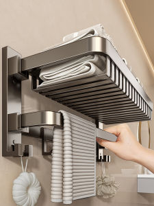 Wall-Mounted Bathroom Storage Rack
