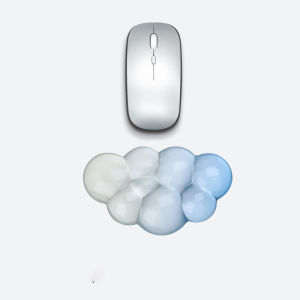 Ergonomic Cloud Wrist Support Keyboard Mouse Pad Cute Soft Non Slip Wrist Rest Mousepad Comfort Portable Desk Mat for Work Gamer