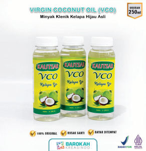 VCO Kelapa Ijo Kelapa Hijau Minyak Kelapa Murni 250 Ml Virgin Cocona Oil Kautsar