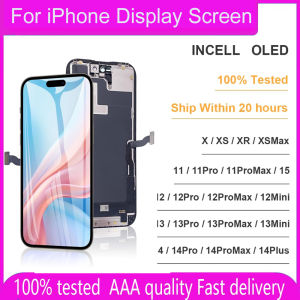 OLED Pantall For iPhone X XR XS Max LCD Incell For iphone 11 12 13 Pro Max 13 Mini 14 Plus LCD Display Screen Digitizer Assembly