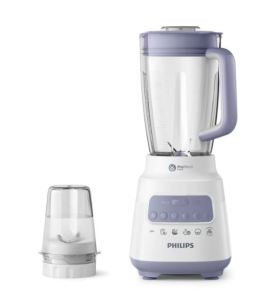 PHILIPS เครื่องปั่น 2 ลิตร (ความจุขณะปั่น 1.5 ลิตร) รุ่น HR2221/00 - ปั่นได้ละเอียด 40%, บดน้ำแข็งเต็มรูปแบบ, โปรแกรมปั่นสมูทตี้, 5 ระดับความเร็ว, สมบูรณ์ทุกอย่าง