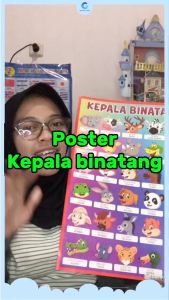 Poster Edukasi Anak Belajar Mengenal Animals