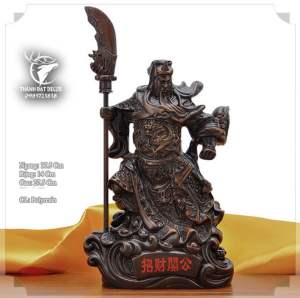 Tượng Quan Công  Quan Vân Trường  Quan Vũ Màu Phong Thủy Quà Tặng