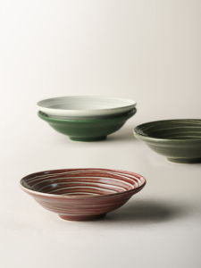 Bát Ăn Súp 7 Inch Sứ Cốc Tráng Men Dưới Màu Sắc Ăn Phở Cốc Đựng Trái Cây Salad Cốc Tròn Cổ Điển Dùng Tại Nhà