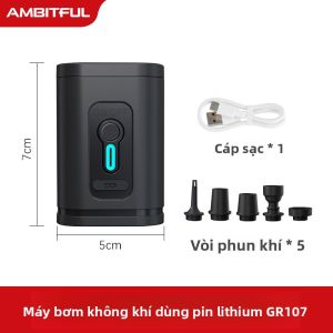 AMBITFUL | Bơm Hút Chân Không và Ánh Sáng Cao Công Suất Pin Lithium