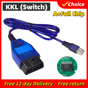 For VAG KKL Fiat ECUSCAN OBD2 Diagnostic Cable Tool FTDI For VAG KKL CAN for VW/AUDU/Seat/Skoda Auto Car Scan Tool USB Interface