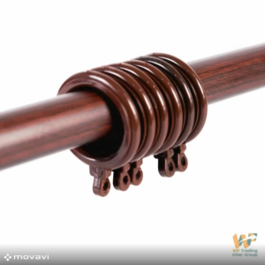 ห่วงม่านตาไก่ผ้าม่าน ขนาด 35 มม(วงใน) 45 มม (วงนอก)ใช้กับราง 26มิล หรือ 1 นิ้ว ราคาส่ง พร้อมส่ง (ห่วงตาไก่ โอ๊คแดง)