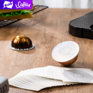 【i Cafilas】【NVFS】 58MM / 62MM Sticker For Nespresso Vertuo Vertuoline Aluminum Foil Lids Coffee Capsule Sticker SealCover