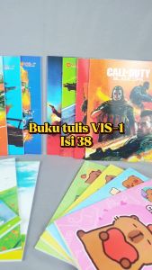 VIS-1 - Buku Tulis 38 Bergaris / Ukuran Quarto / 1pack 10pcs